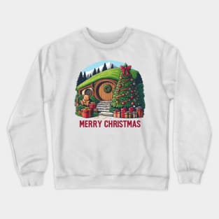 Merry Christmas - Fantasy Round Door - Christmas Crewneck Sweatshirt